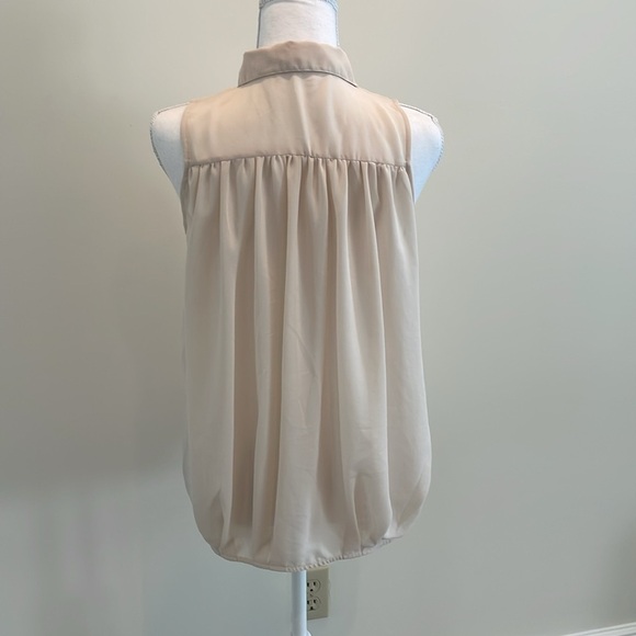 Rebecca Hampton Cream Colored Button Down Top. EUC - Picture 3 of 6